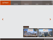 Tablet Screenshot of cathay.com.tr